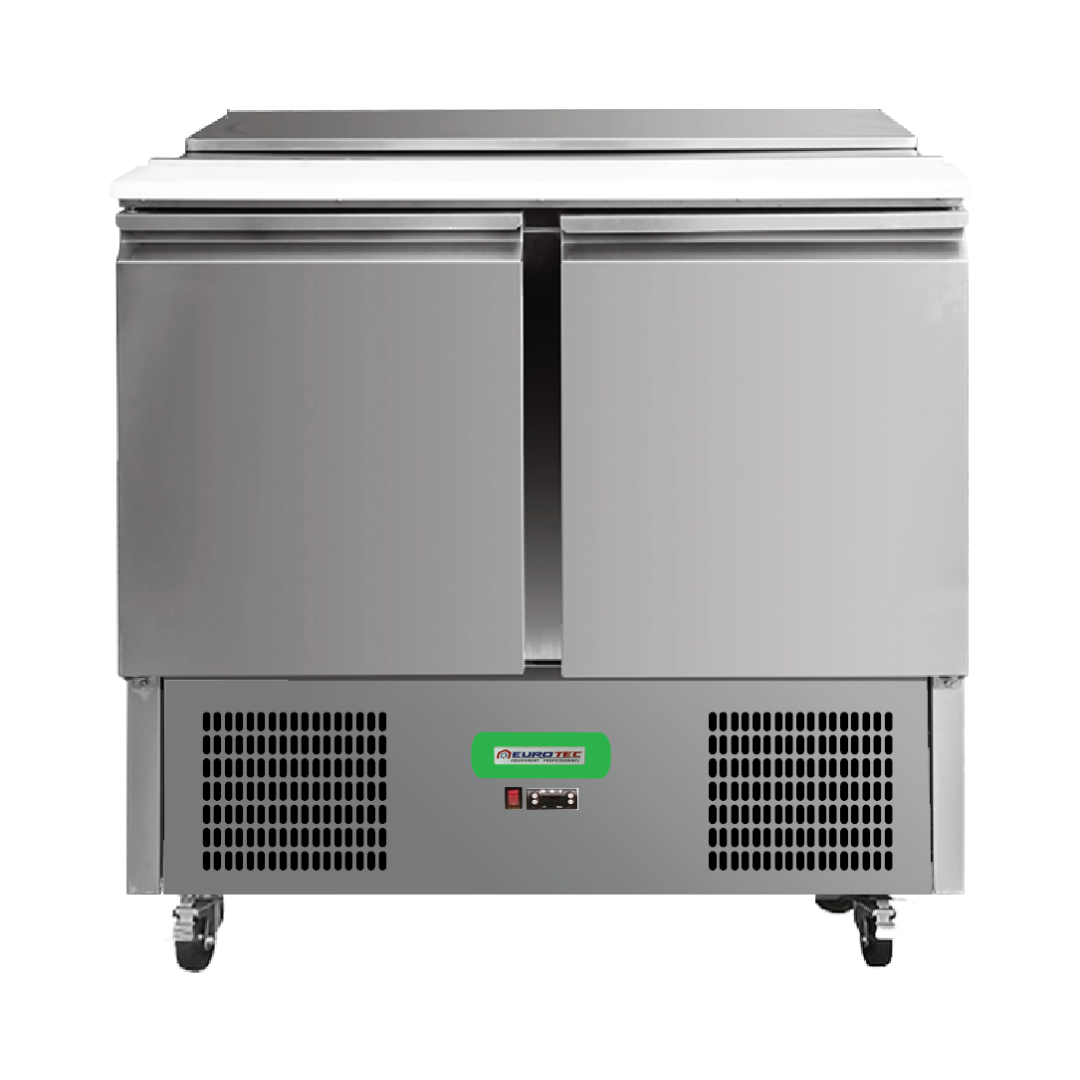 Saladette réfrigérée 2 portes COMPACT Professionnelle EUROTEC