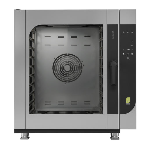 FOUR MIXTE ELECTRIQUE – VAPEUR DIRECT – CAPACITE 10 GN 2/1 - CONTRÔLE D'HUMIDITÉ, LAVAGE AUTOMATIQUE, PORT USB , SONDE INTERNE MULTIPOINTS 890.0x1220.0x980.0 Eurotec France , MBM