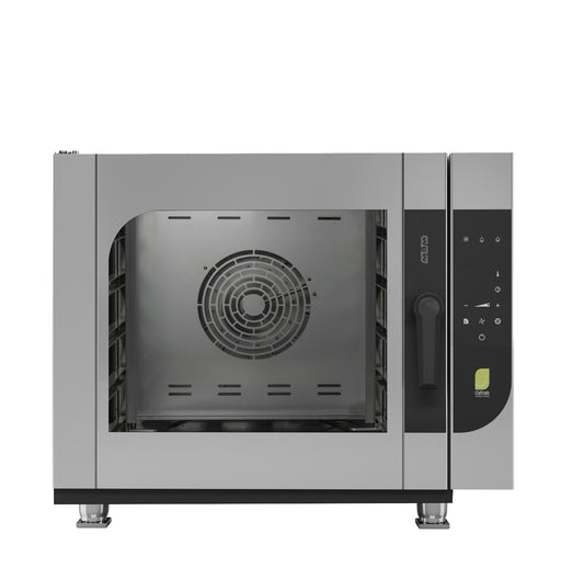 FOUR MIXTE ELECTRIQUE – VAPEUR DIRECT – CAPACITE 4 GN 1/1 - CONTRÔLE D'HUMIDITÉ, LAVAGE AUTOMATIQUE, PORT USB , SONDE INTERNE MULTIPOINTS 890.0x795.0x600.0 Eurotec France , MBM