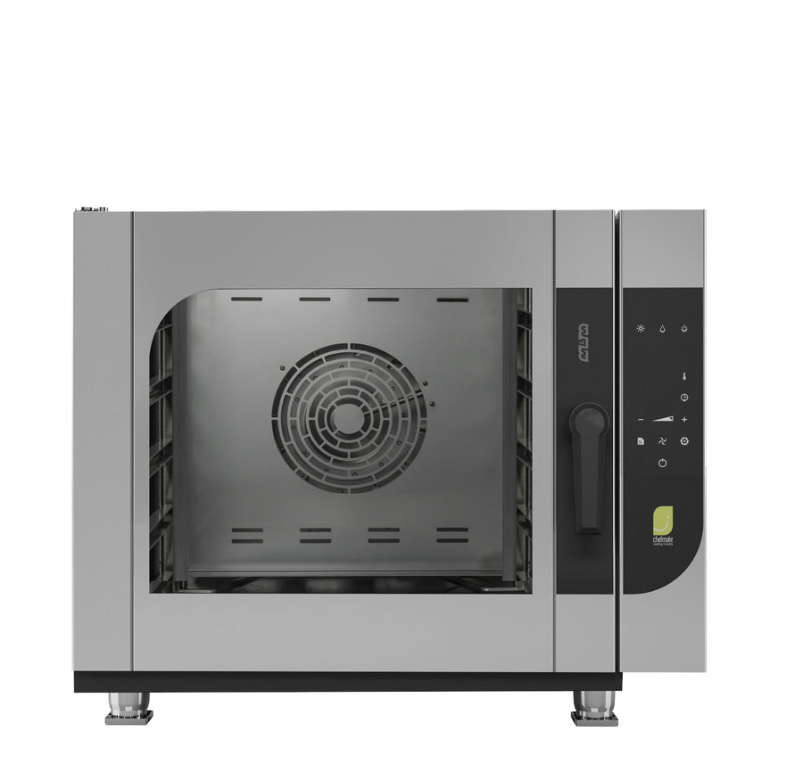 FOUR MIXTE ELECTRIQUE – VAPEUR DIRECT – CAPACITE 4 GN 1/1 - CONTRÔLE D'HUMIDITÉ, LAVAGE AUTOMATIQUE, PORT USB , SONDE INTERNE MULTIPOINTS 890.0x795.0x600.0