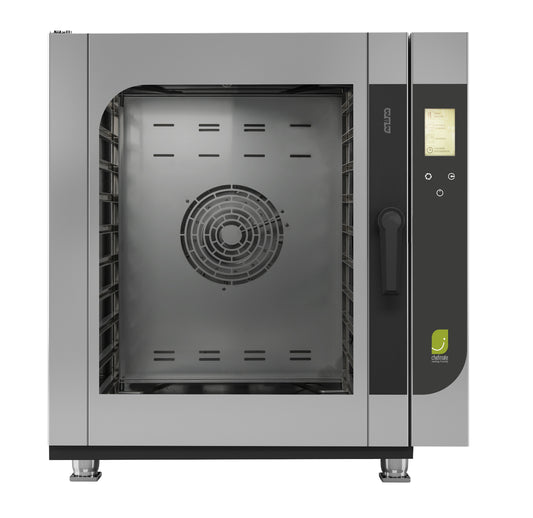 FOUR MIXTE ELECTRIQUE – VAPEUR DIRECT – CAPACITE 10 GN 2/1 - CONTRÔLE D'HUMIDITÉ, LAVAGE AUTOMATIQUE, PORT USB , SONDE INTERNE MULTIPOINTS 890.0x1220.0x980.0 Eurotec France , MBM