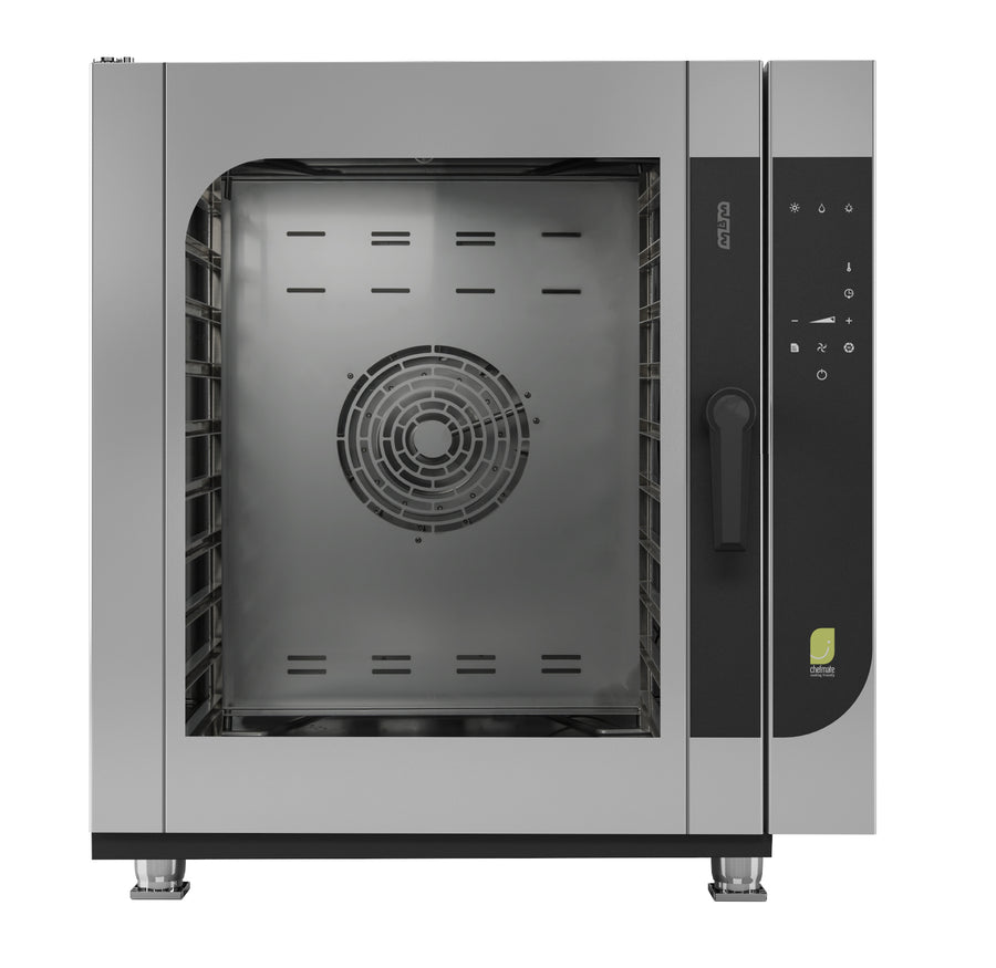 FOUR MIXTE GAZ – VAPEUR DIRECT – CAPACITE 10 GN 1/1 - CONTRÔLE D'HUMIDITÉ, LAVAGE AUTOMATIQUE, PORT USB , SONDE INTERNE MULTIPOINTS 890.0x795.0x980.0