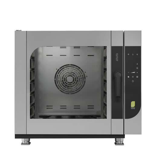 FOUR MIXTE GAZ – VAPEUR DIRECT – CAPACITE 6 GN 1/1 - CONTRÔLE D'HUMIDITÉ, LAVAGE AUTOMATIQUE, PORT USB , SONDE INTERNE MULTIPOINTS 890.0x795.0x720.0 Eurotec France , MBM