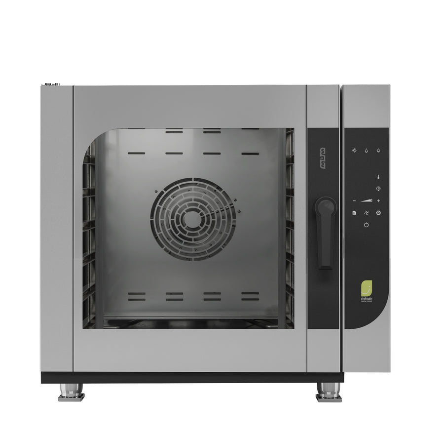 FOUR MIXTE GAZ – VAPEUR DIRECT – CAPACITE 6 GN 1/1 - CONTRÔLE D'HUMIDITÉ, LAVAGE AUTOMATIQUE, PORT USB , SONDE INTERNE MULTIPOINTS 890.0x795.0x720.0