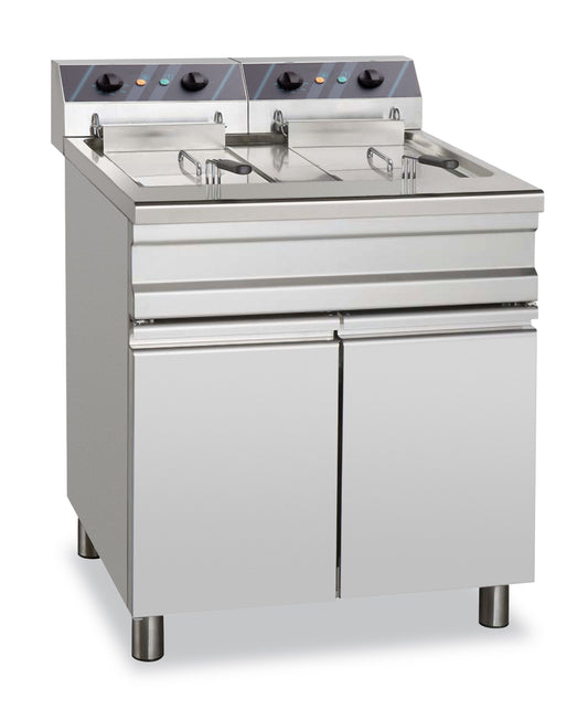 FRITEUSE ELECTRIQUE 2 CUVE 12-14 LT+12-14 LT 750.0x655.0x845.0 Eurotec France , MBM