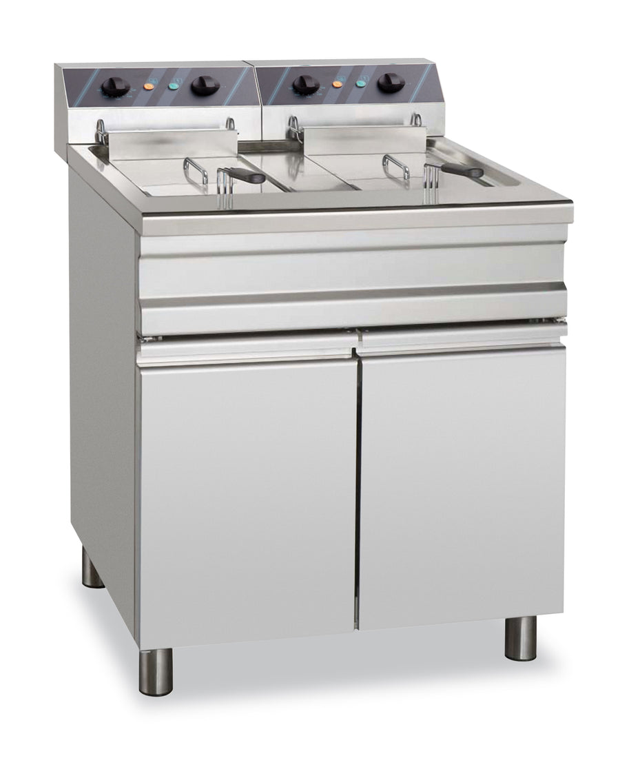 FRITEUSE ELECTRIQUE 2 CUVE 18-20 LT+18-20 LT 750.0x755.0x845.0