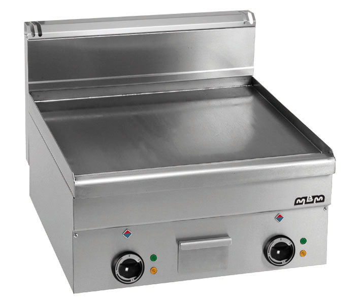 FRY-TOP ELECTRIQUE – PLAQUE LISSE CHROMEE