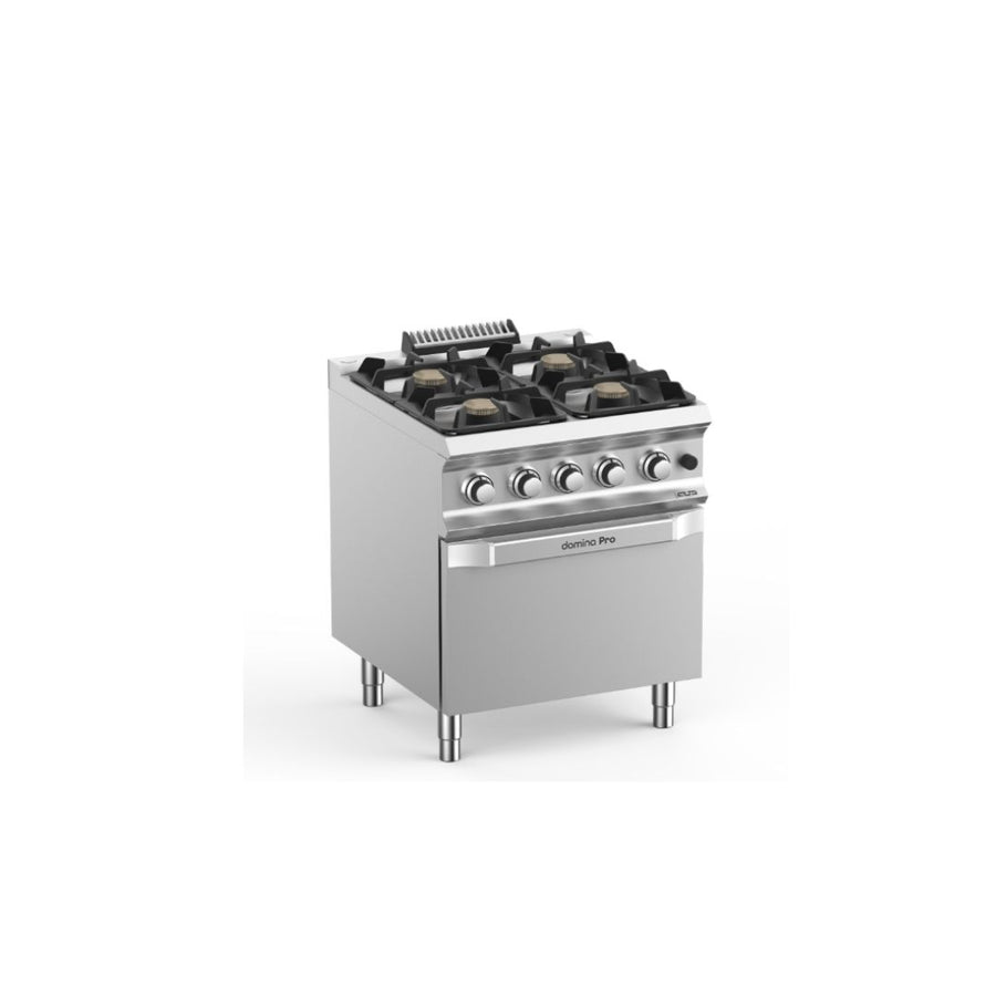4 FEUX VIFS SUR FOUR GAZ-MBM DOMINA PRO 700