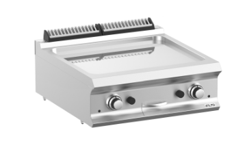 PLAQUE LISSE CHROMÉE GAZ TOP-MBM DOMINA PRO 700