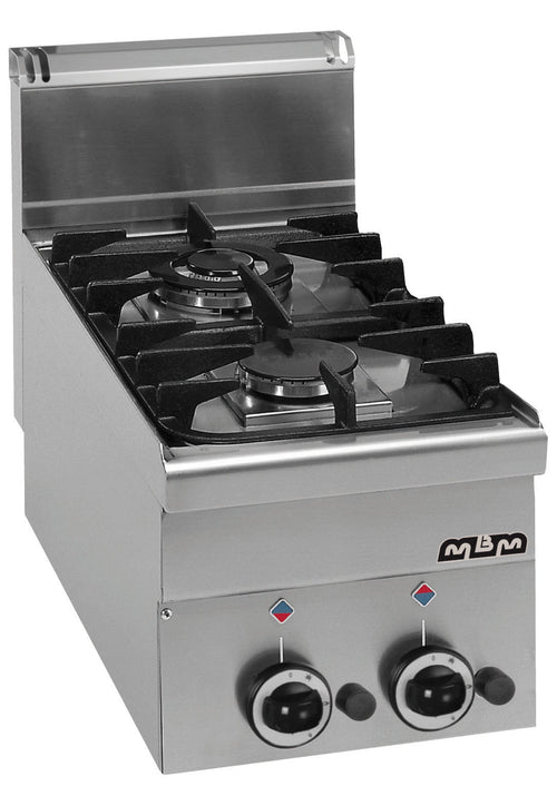 TOP CUISINIERE A GAS – 2 FEUX A SOUPAPES