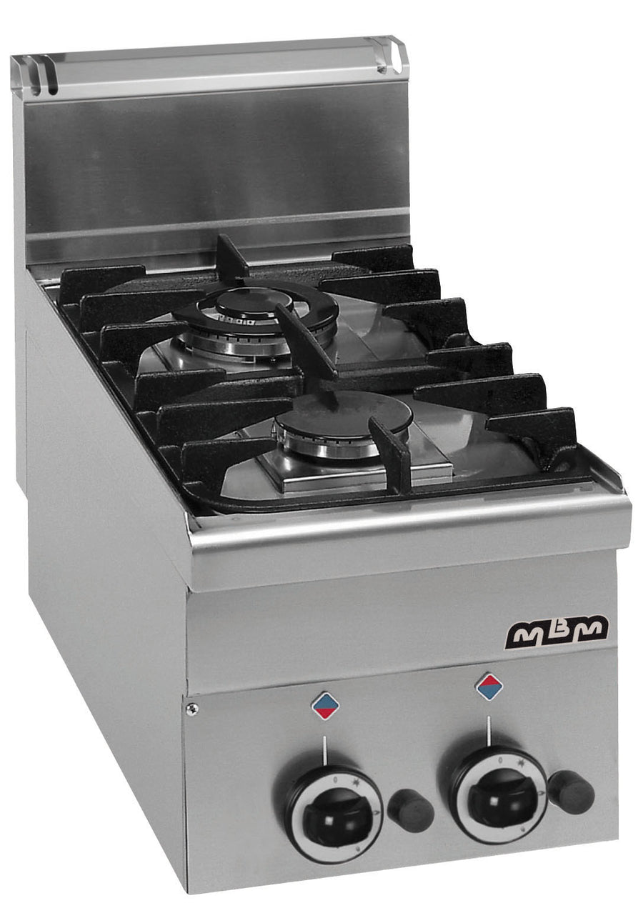 TOP CUISINIERE A GAS – 2 FEUX A SOUPAPES