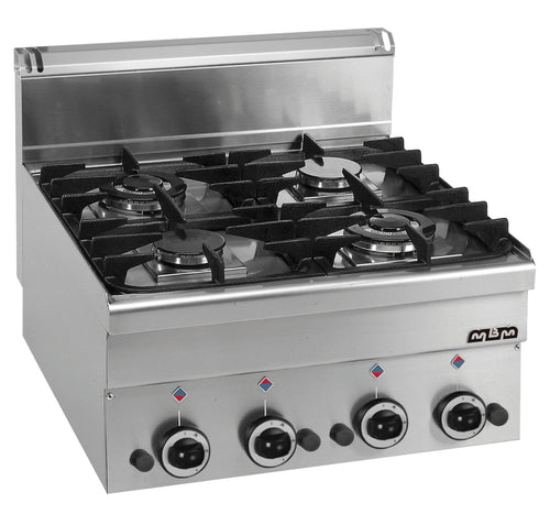 TOP CUISINIERE A GAS – 4 FEUX A SOUPAPES
