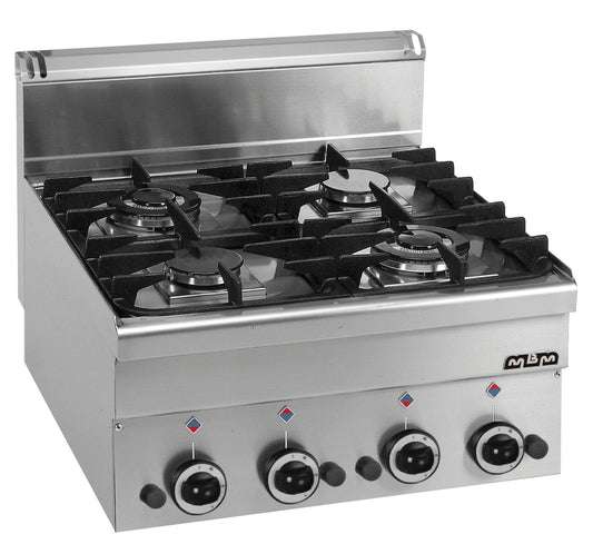 TOP CUISINIERE A GAS – 4 FEUX A SOUPAPES Eurotec France , MBM