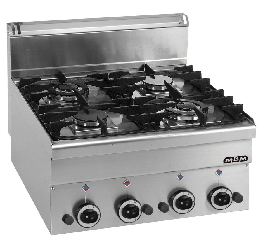TOP CUISINIERE A GAS – 4 FEUX A SOUPAPES