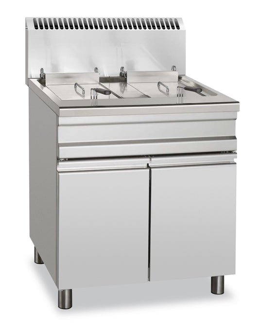 FRITEUSE GAZ 2 CUVE 17,5 +17,5 LT 750.0x750.0x1110.0 Eurotec France , MBM