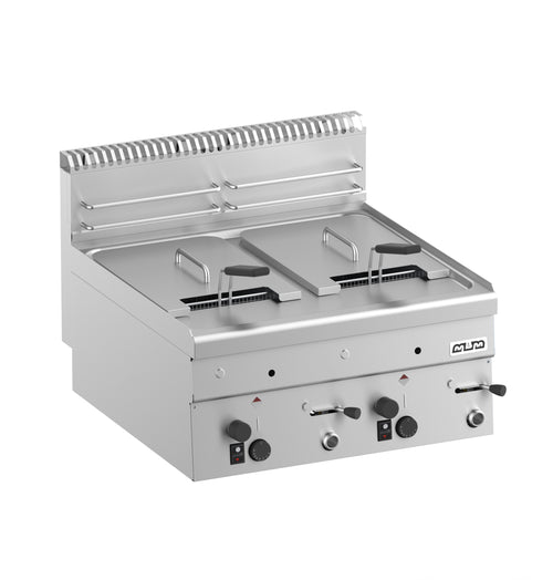 Friteuse à gaz professionnelle – 2 cuves de 8 L