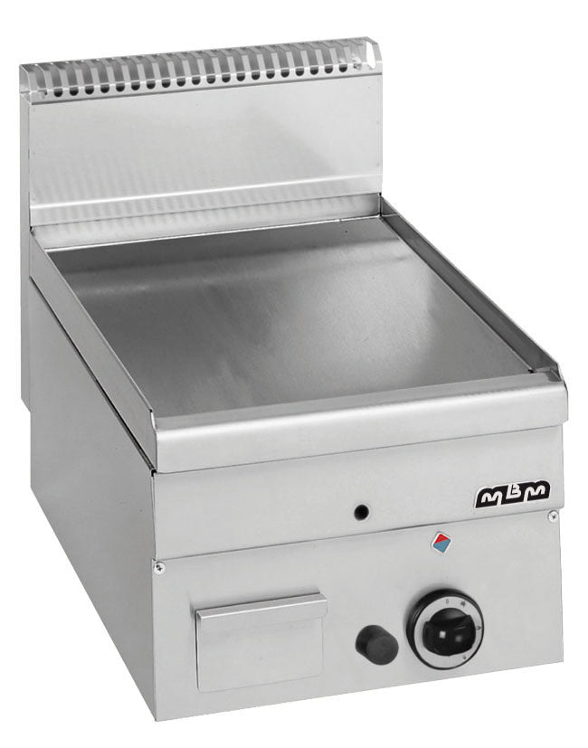 FRY-TOP A GAS - PIASTRA LISSE CHROMEE