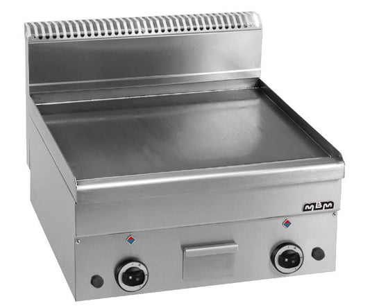 FRY-TOP A GAS - PIASTRA LISSE CHROMEE Eurotec France , MBM