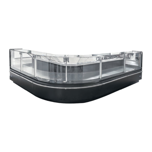 VITRINES DE PRÉSENTATION RÉFRIGÉRÉE POUR BOUCHERIE AVEC RÉSERVE - MODULE CANALISABLE Eurotec France