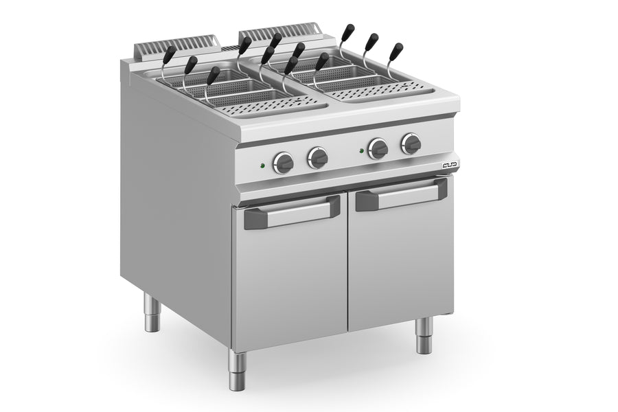 CUISEUR DE PATE ELECTRIQUE-2 CUVE-lt.40+40-6 PANIERS