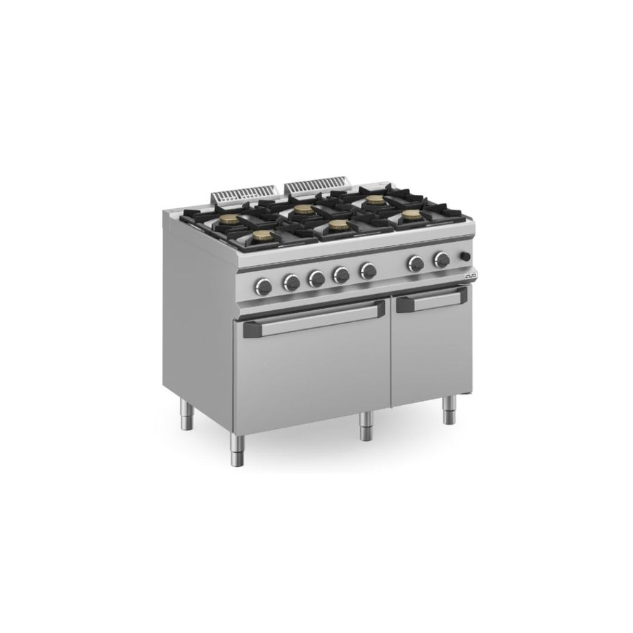 CUISINIERE A GAZ 6 FEUX SUR FOUR