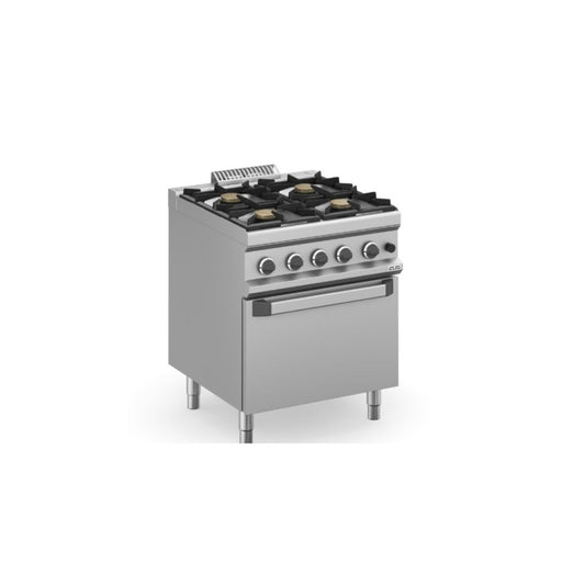 CUISINIERE A GAZ 4 FEUX AVEC FOUR Eurotec France , MBM