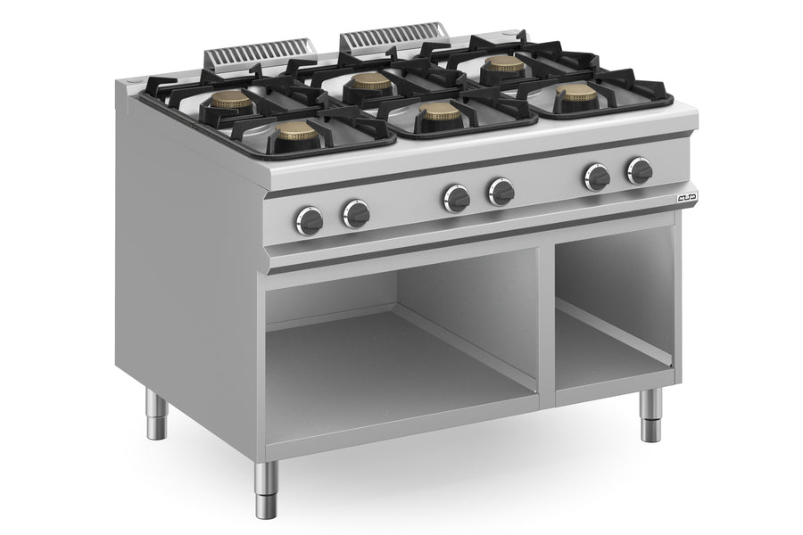 CUISINE A GAZ 6 FEUX SUR ARMOIRE