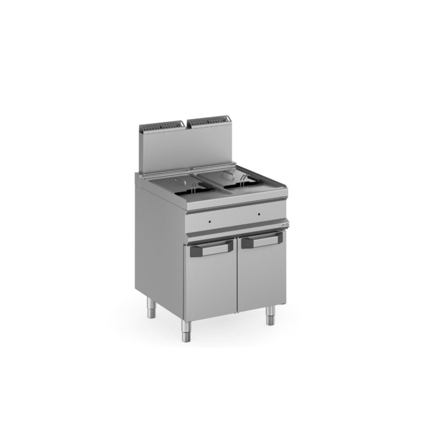 FRITEUSE A GAZ, 2 PANIERS SUR COFFRE