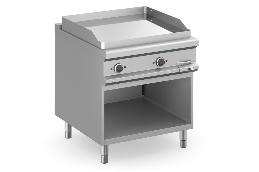 FRY-TOP ELECTRIQUE PLAQUE LISSE CHROMEE
