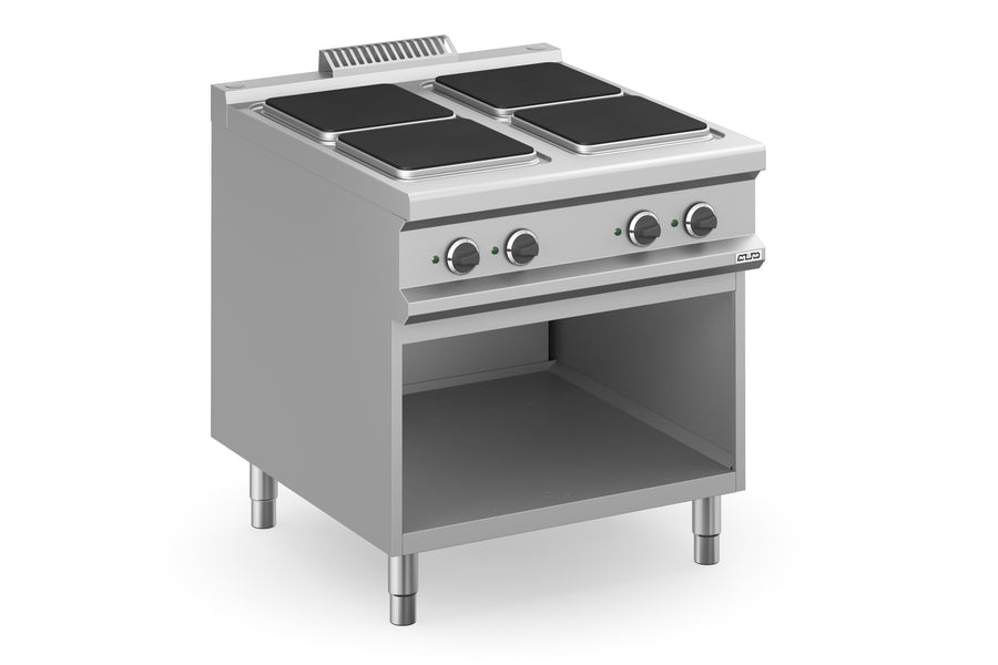 CUISINE ELECTRIQUE 4 PLAQUES CARRES SUR ARMOIRE
