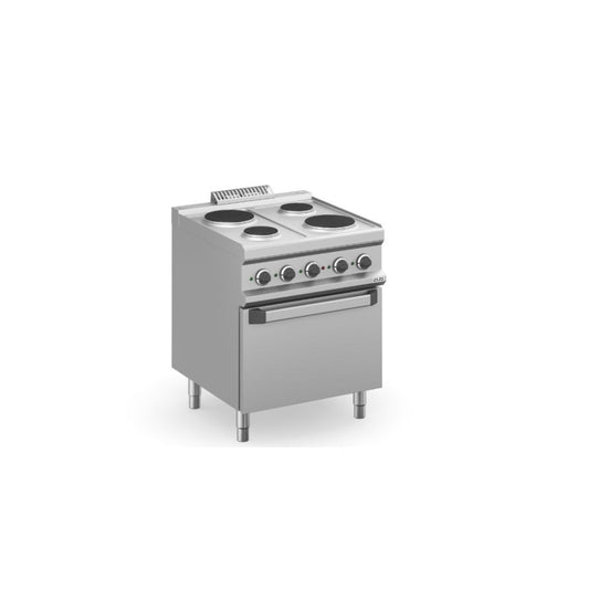 CUISINIERE ELECTRIQUE SUR FOUR ELECTRIQUE, 4 PLAQUES RONDES Eurotec France , MBM