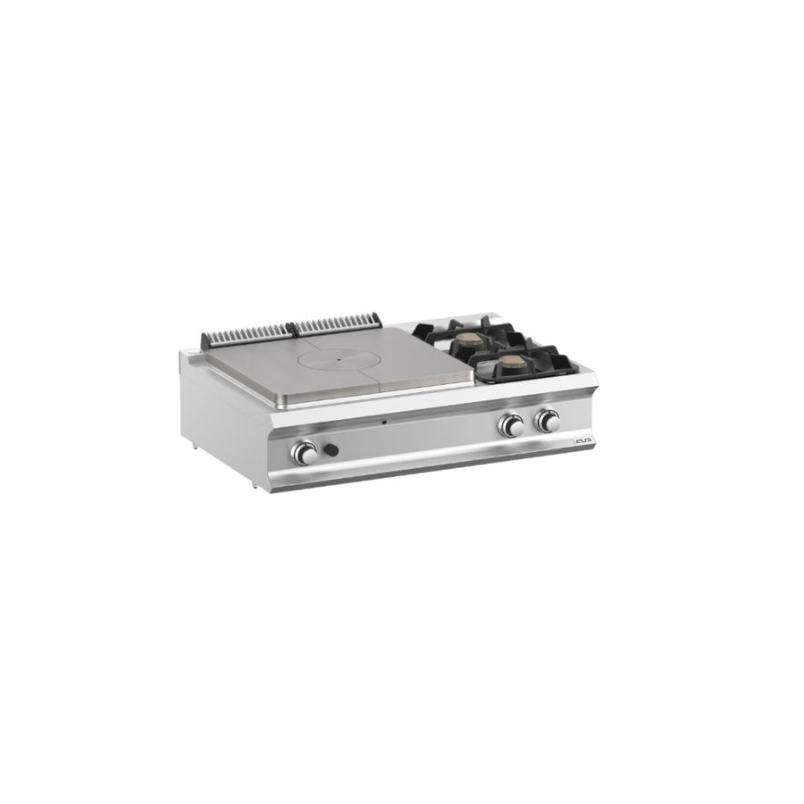 2 FEUX VIFS, PLAQUE COUP FEU 9KW-MBM DOMINA PRO 700
