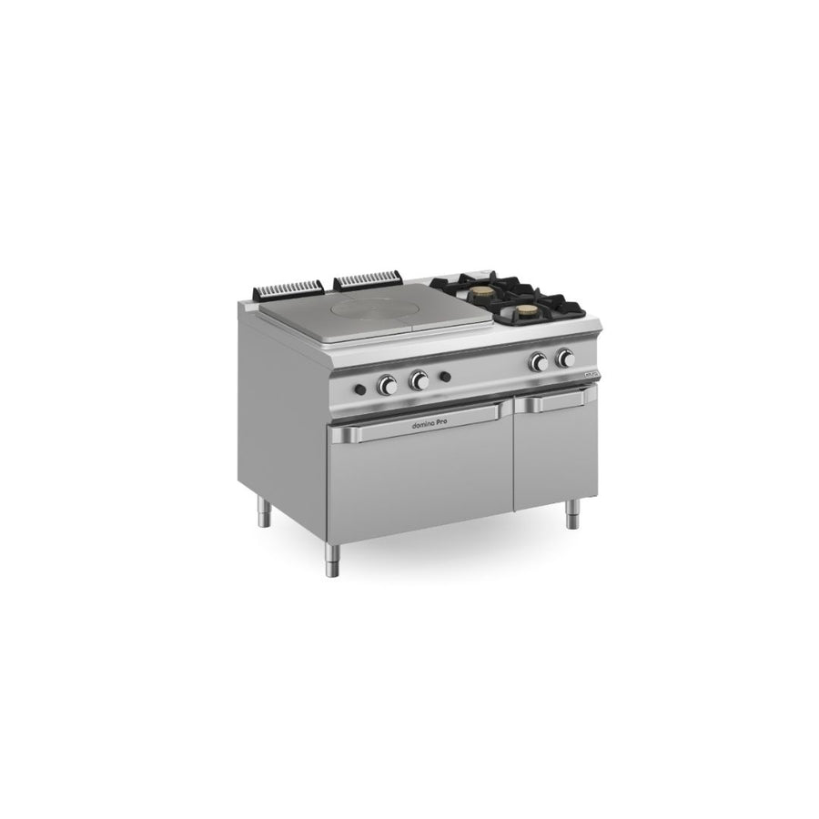 2 FEUX VIFS, PLAQUE COUP FEU 12KW, FOUR-MBM DOMINA PRO 900