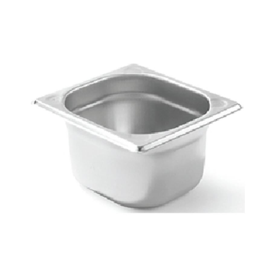 Bac gastronome en inox GN1/6 : 162x176