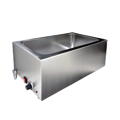 Bain marie avec robinet de vidange