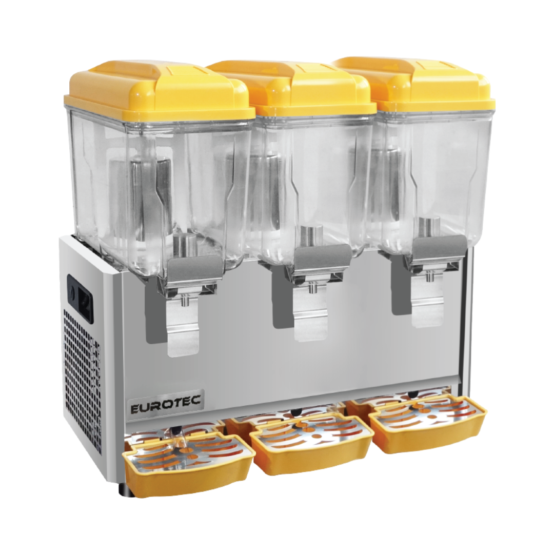 Distributeur de Jus et Boissons Froides Professionnel 3 Bacs EUROTEC 