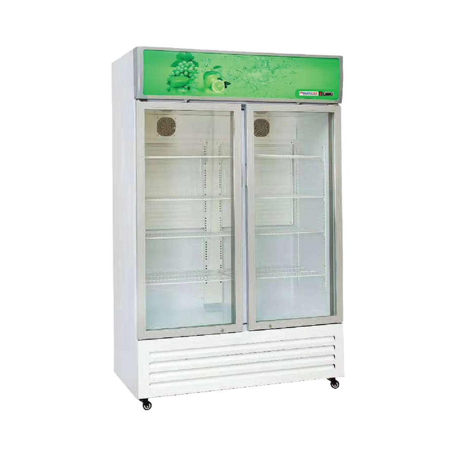 Armoire à boissons 2 portes vitrées battantes/coulissantes 688 litres