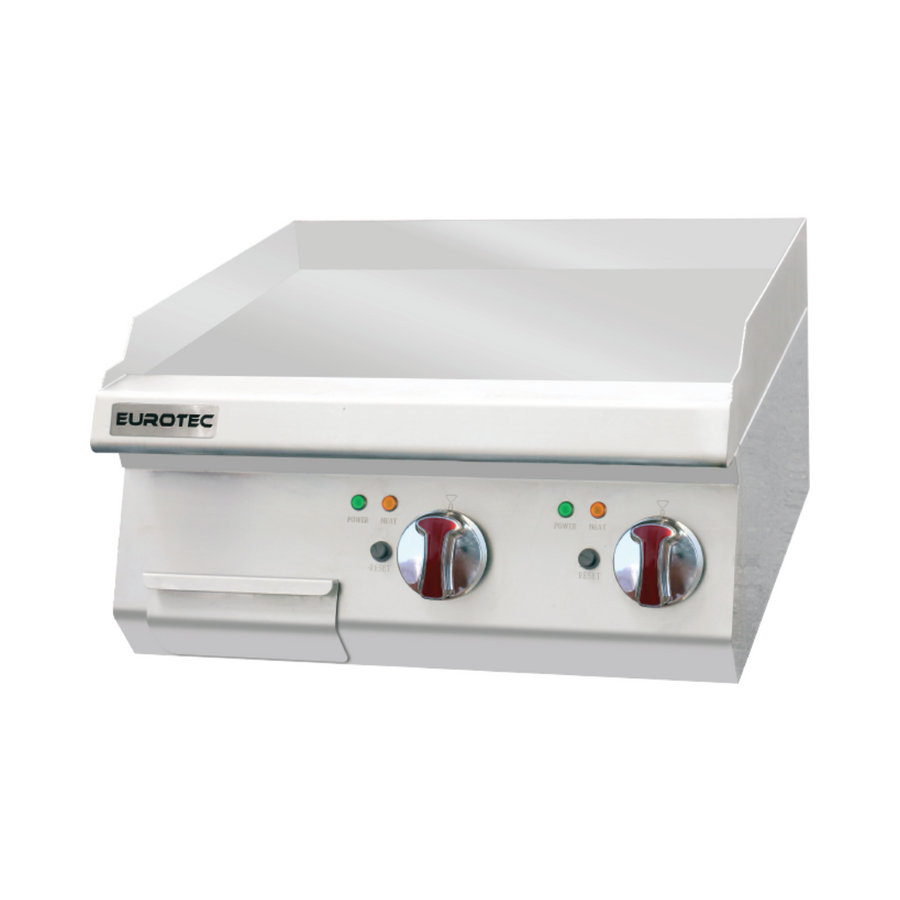 Grillades électrique lisse double chromée à poser g.600