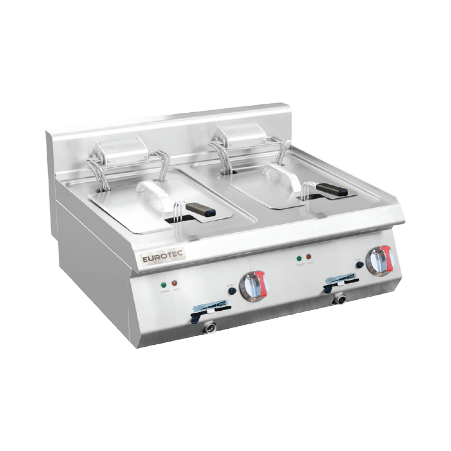 Friteuse électrique 2 bacs à poser g.700