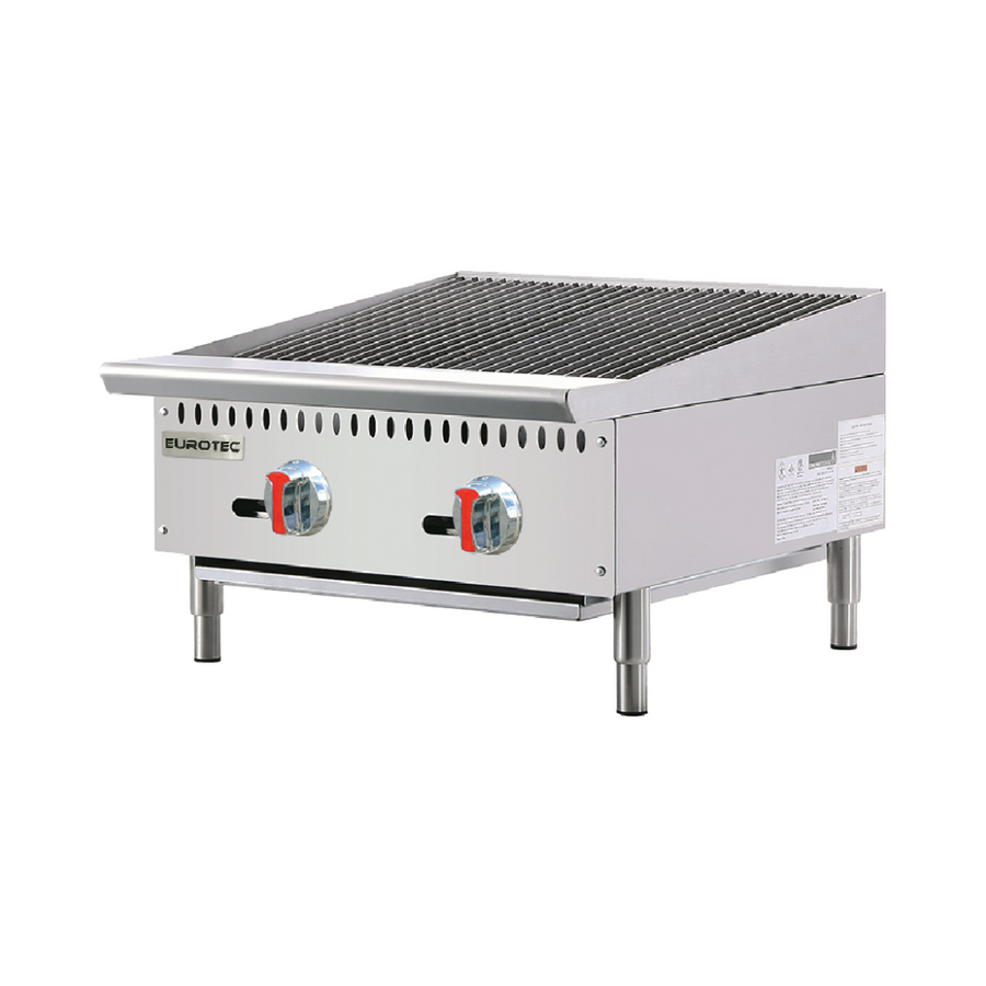 Grillade charcoal à gaz haut débit double