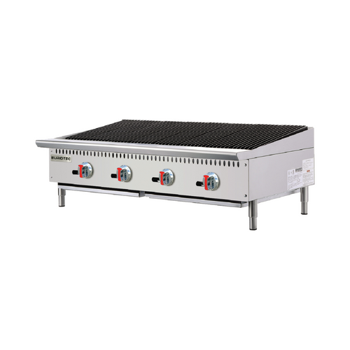 Grillade charcoal à gaz haut débit quadruple
