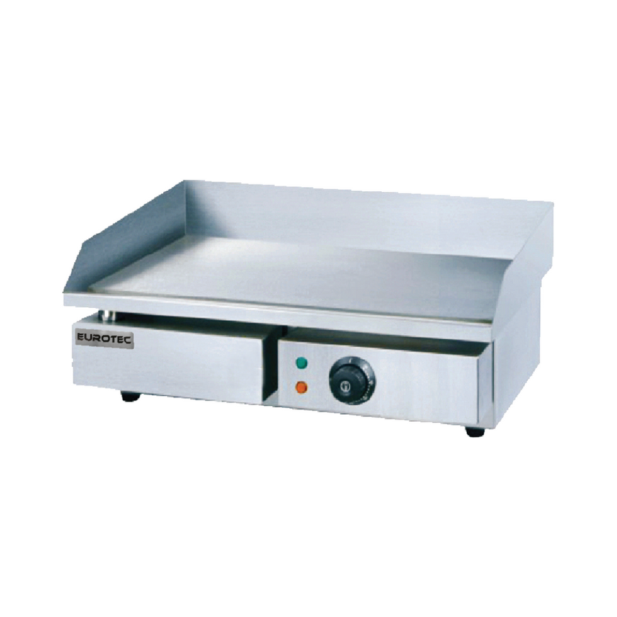 Plaque de cuisson élect lisse chromée simple à poser