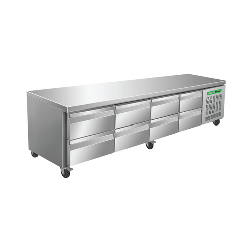 Soubassement réfrigéré 4x2 tiroirs GAMME 600