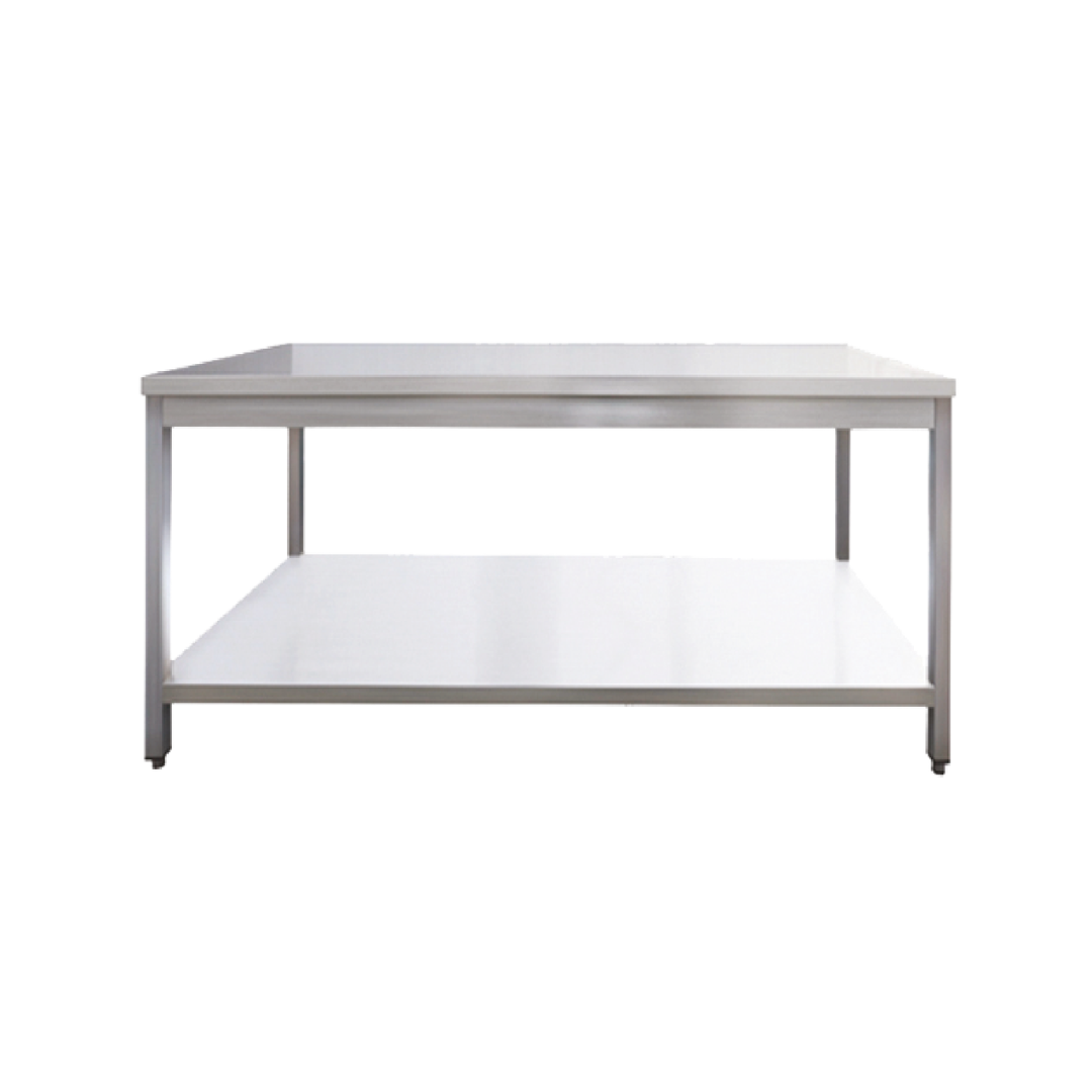 Table en inox centrale & adossée profondeur 700